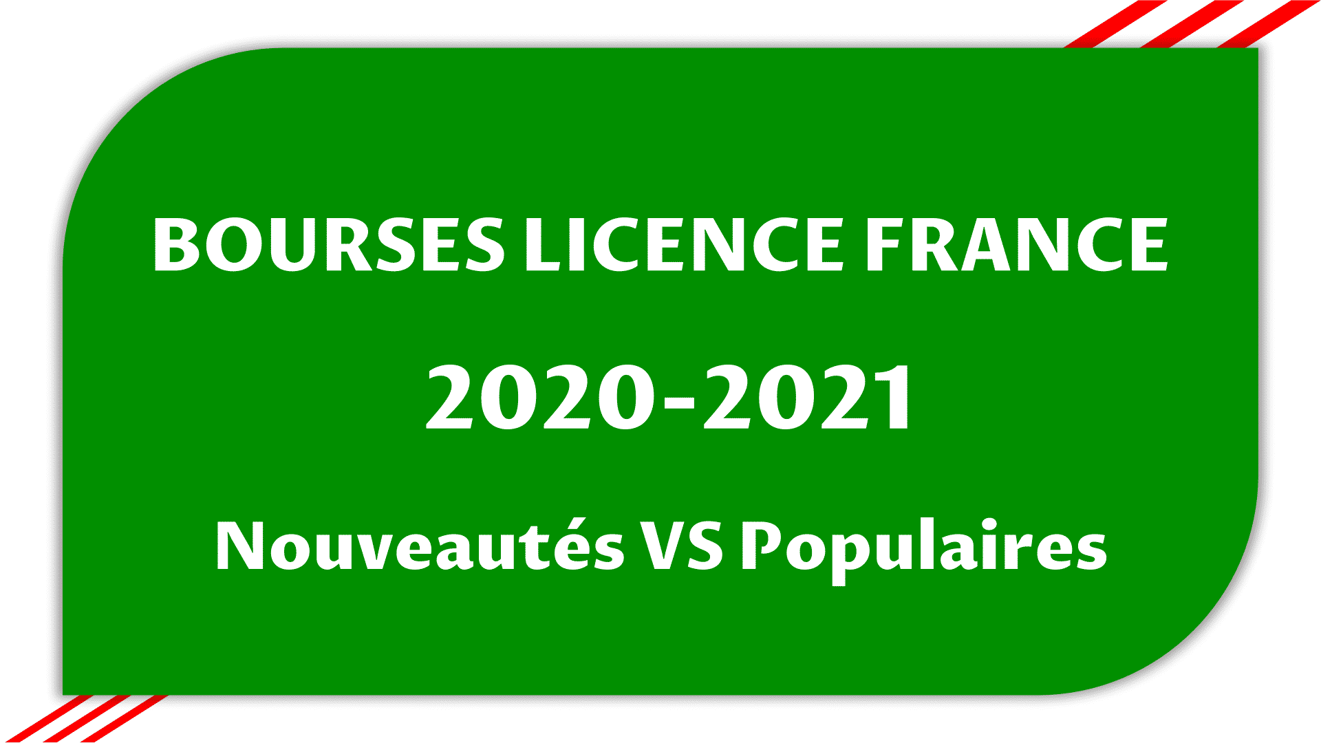 Bourses Licence France