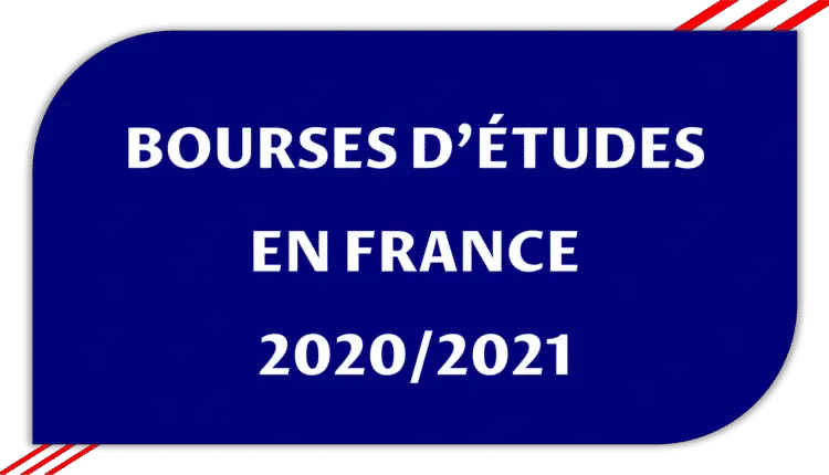 Bourses d'études en France 2020/2021 pour étudiant 