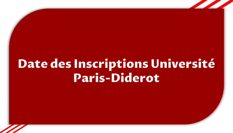 Inscriptions Université Paris-Diderot