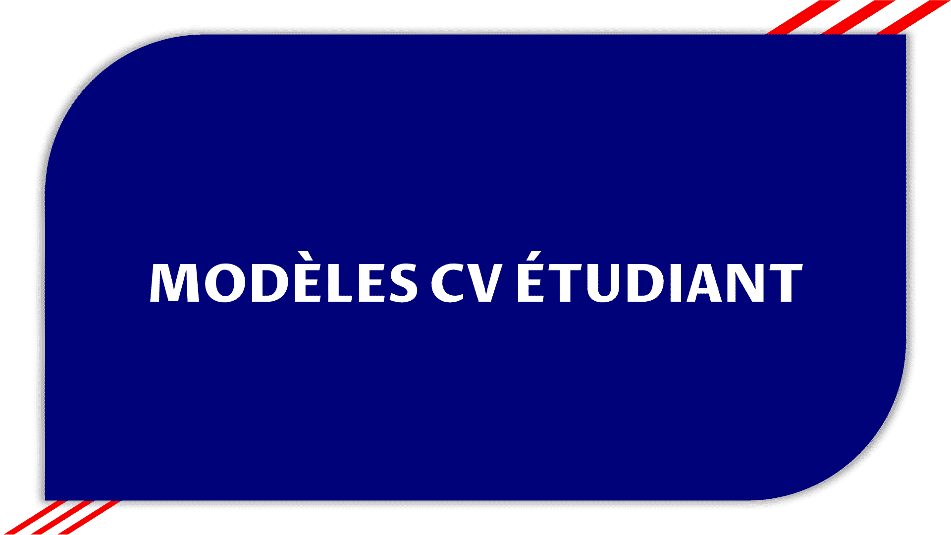 Modèles CV étudiant - Top modèles de CV pour les étudiants