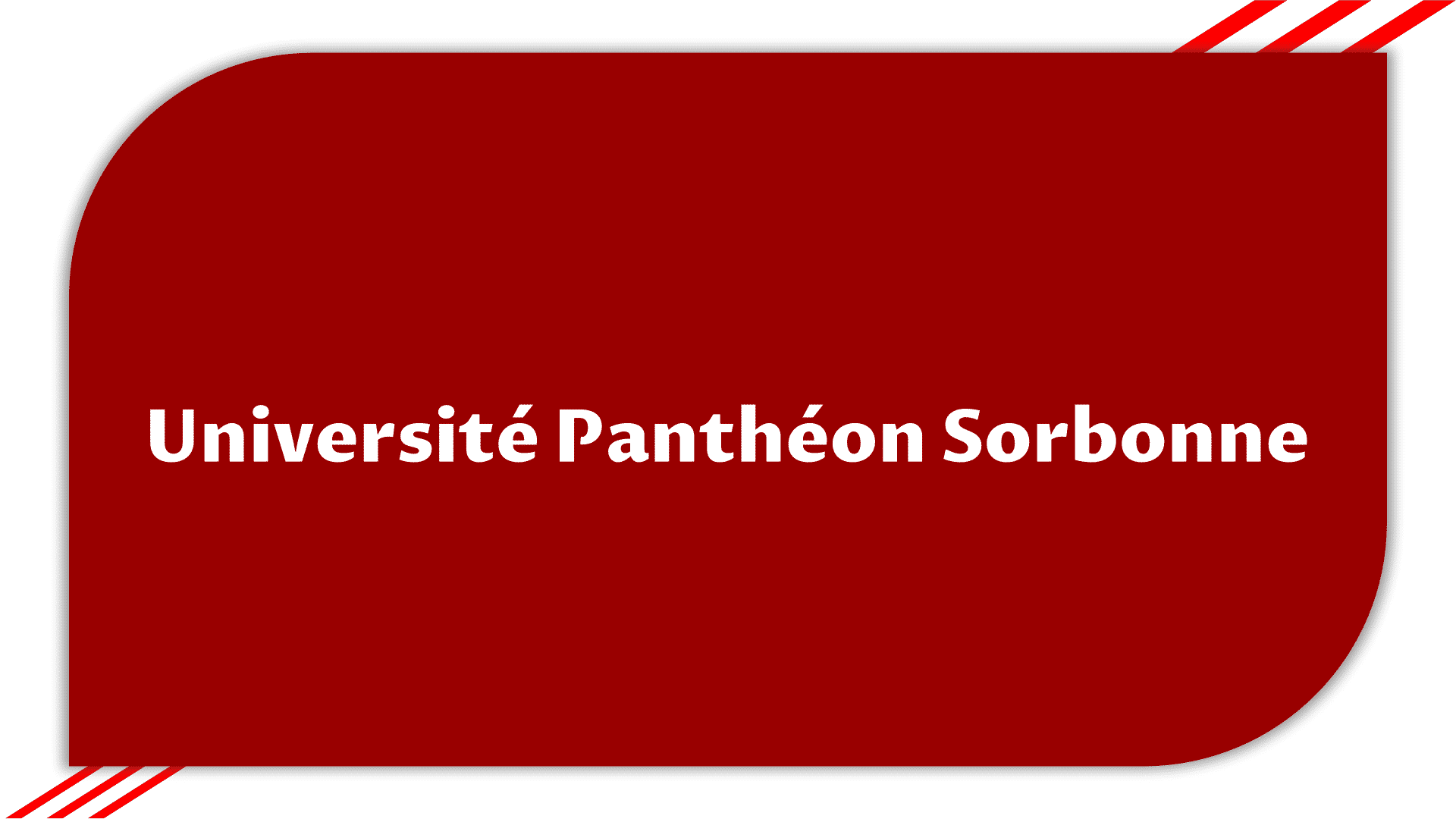 Université Panthéon Sorbonne