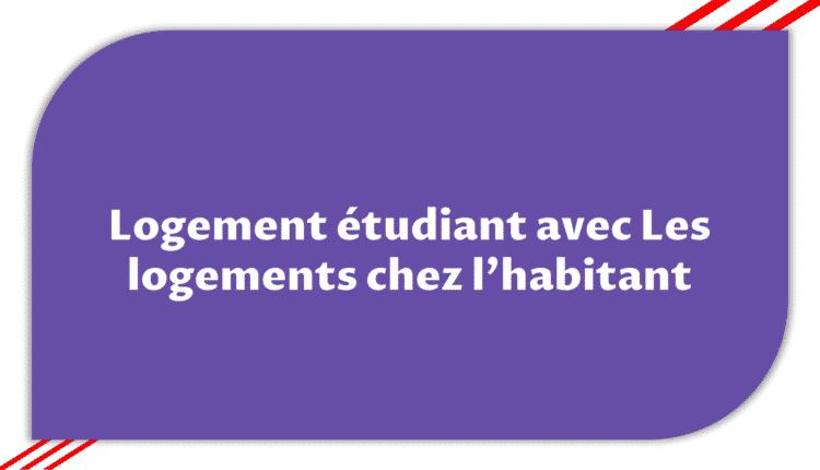logements chez l’habitant
