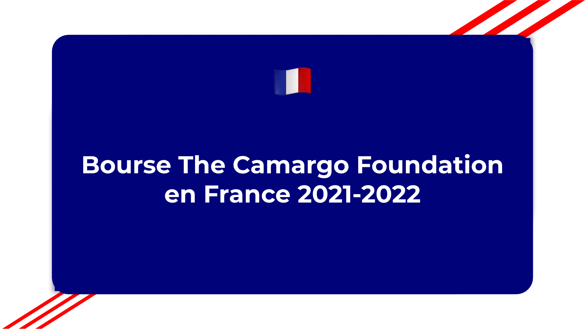 Bourse The Camargo Foundation