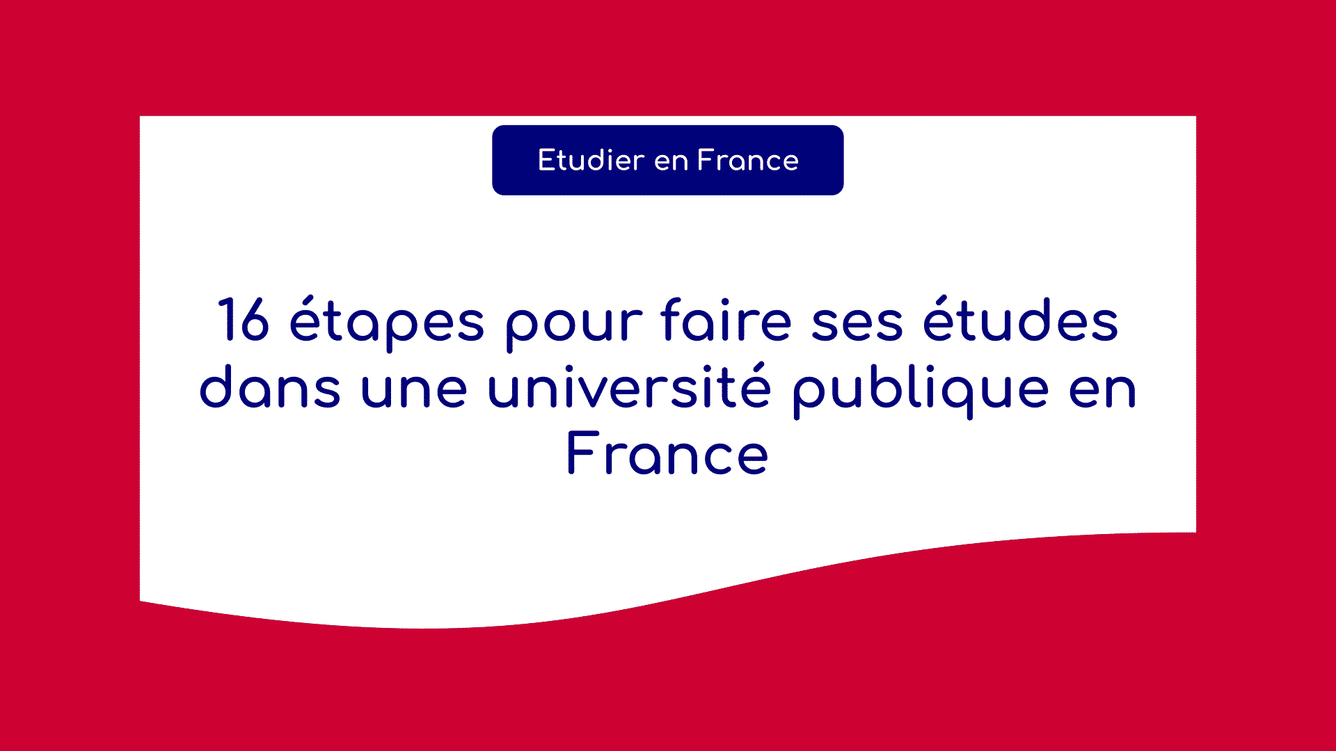Faire ses études dans une université publique en France
