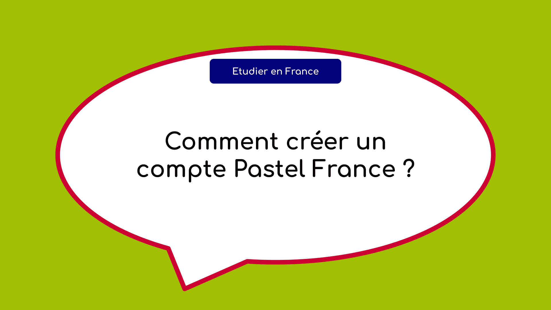 Comment créer un compte Pastel France
