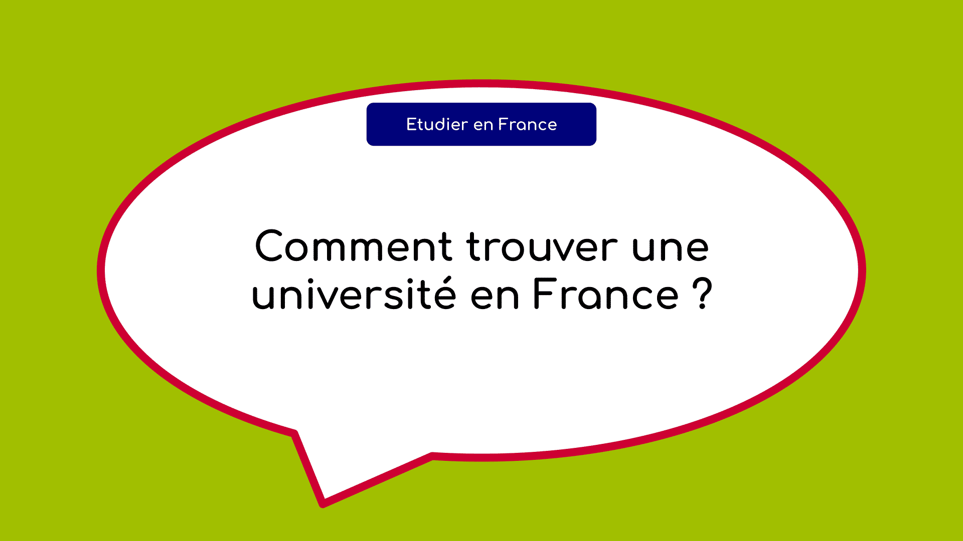 Comment trouver une université en France