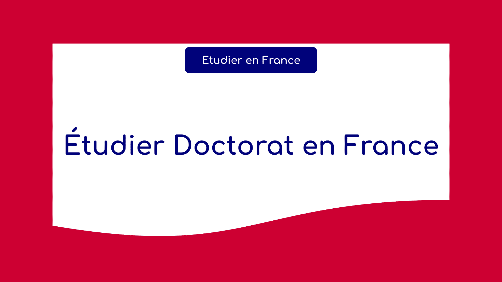 Étudier Doctorat en France