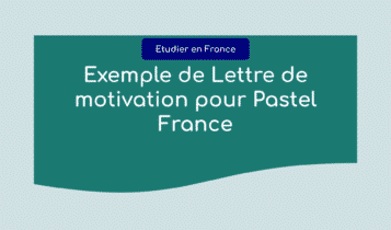 Lettre de motivation > Etudier en France
