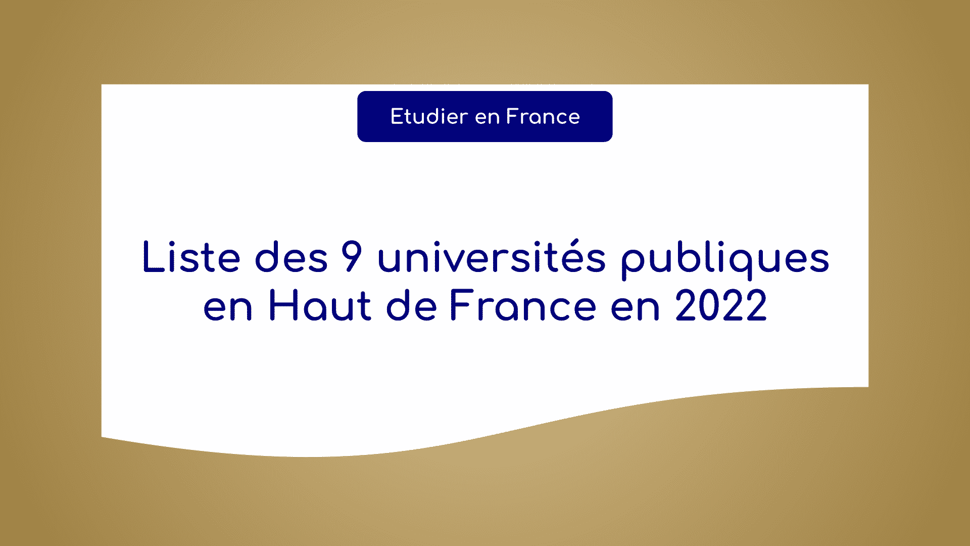 Liste des universités publiques en Haut de France