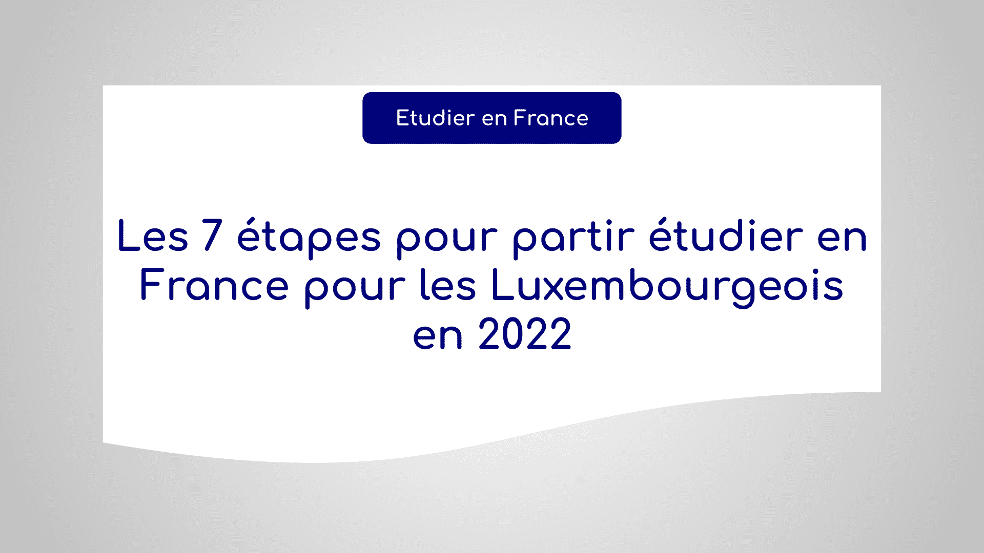étudier en France pour les Luxembourgeois