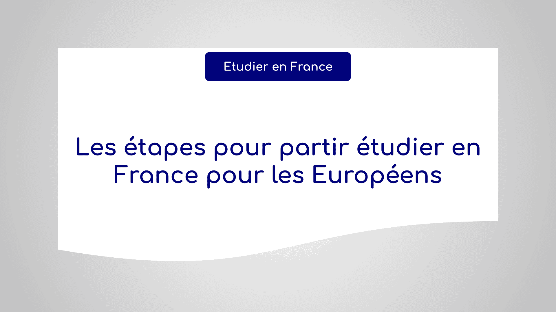 partir étudier en France pour les Européens