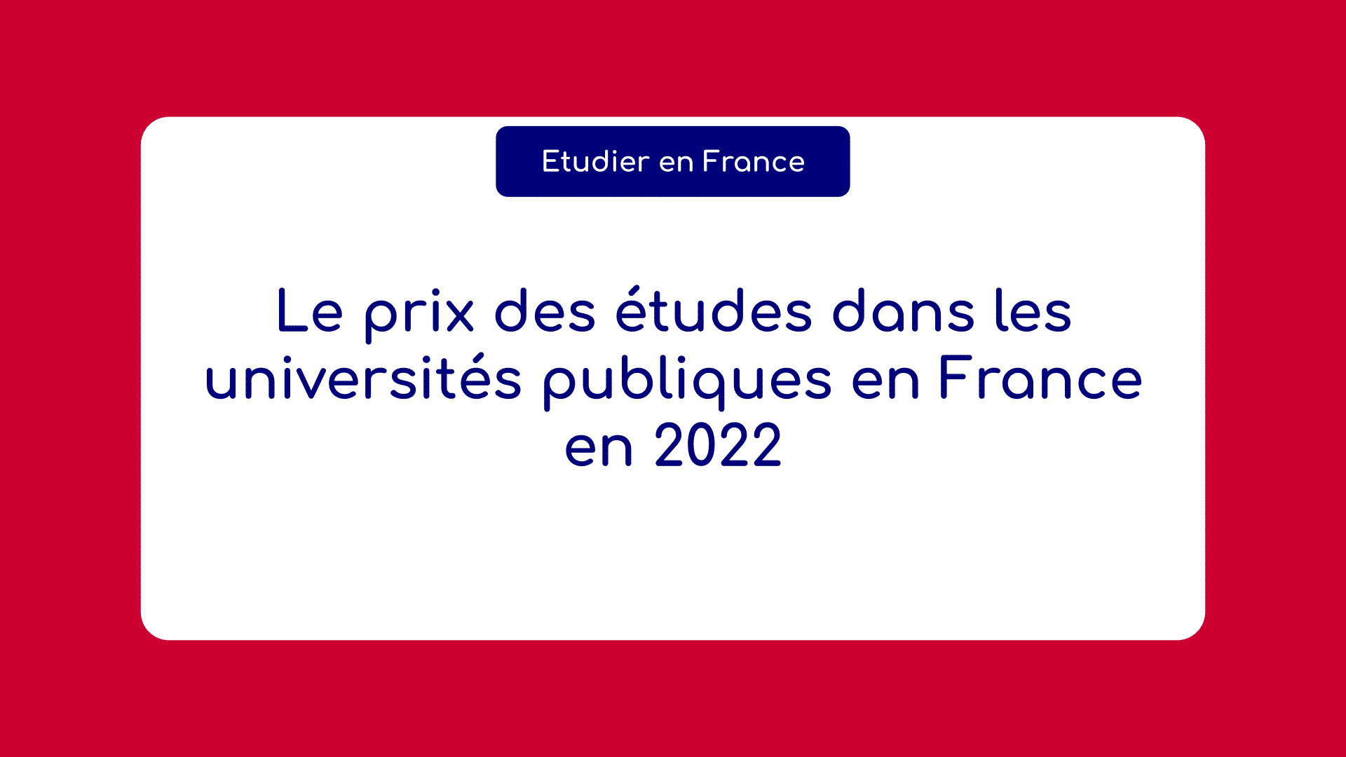 prix études universités publiques France
