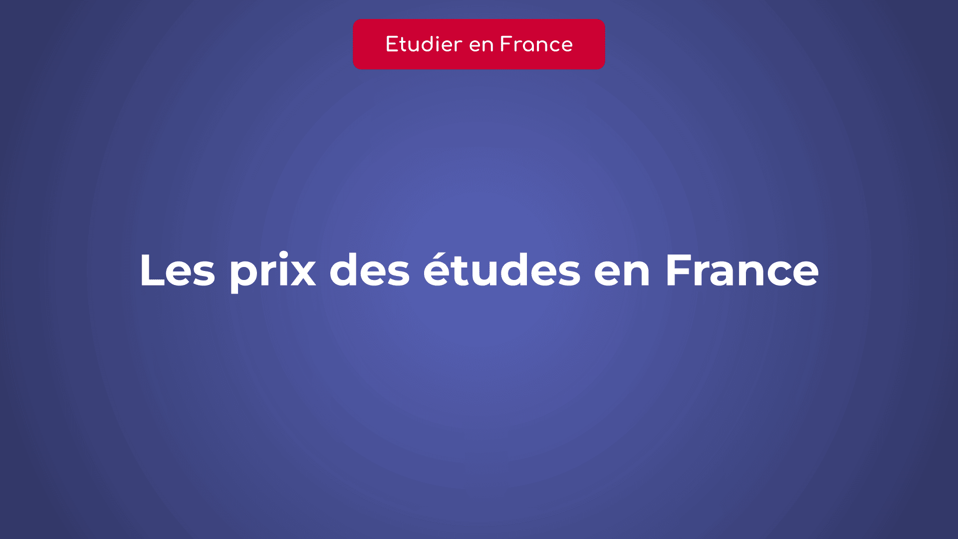 prix des études en France