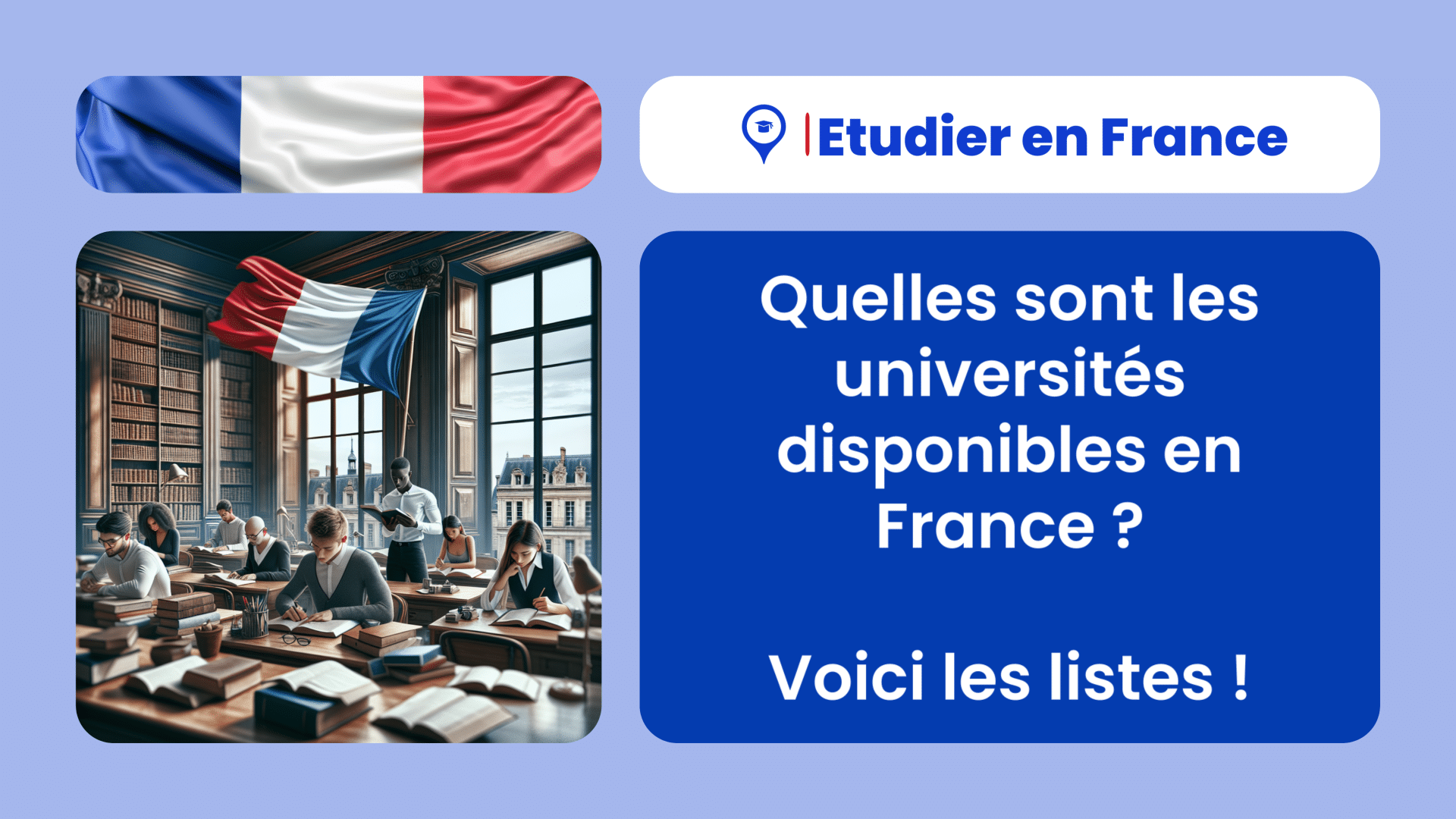 Quelles sont les universités disponibles en France ! Voici les listes des établissements